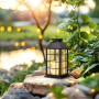 Сонячний світлодіодний ліхтар BLACK Garden Lamp 2700K Декоративний ліхтар